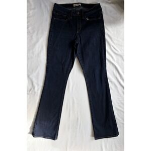 Gap Jeans Womens 29 L Blue Curvy Perfect Boot Cut Dark Wash Stretch Denim Pants